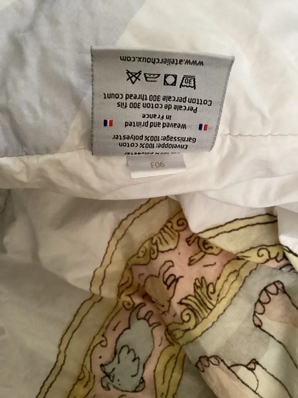 Atelier Choux Paris Baby Toddler Double Sided Reversible Quilt Paris / Carousel - Picture 7 of 7